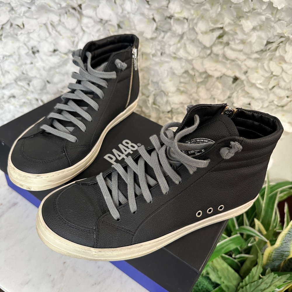 Like New P4 48 Shoes - Skate Recycled Black